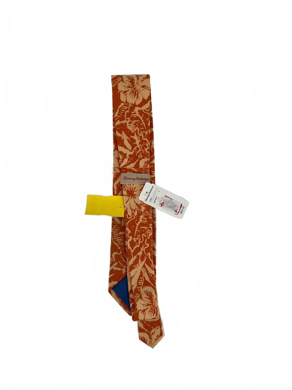 Tommy Bahama Floral Silk-Cotton Tie | OS Regular Orange